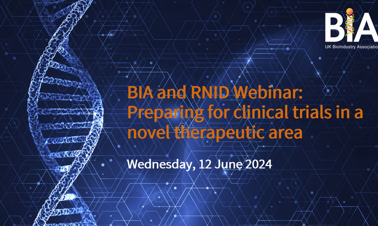 BIA and RNID Webinar: Preparing for clinical trials in a novel therapeutic area